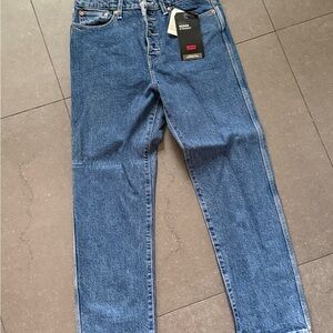 Levi's Blue Straight-Leg Jeans Classic Denim